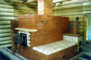 Фундамент под печь в бане